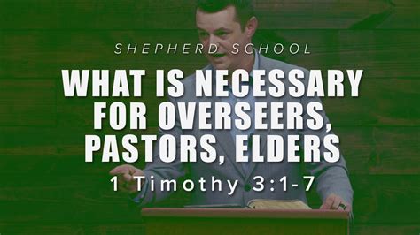 overseer bible definition